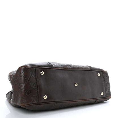 Gucci Guccissima Medium Princy Tote Dark Brown 3 of 9