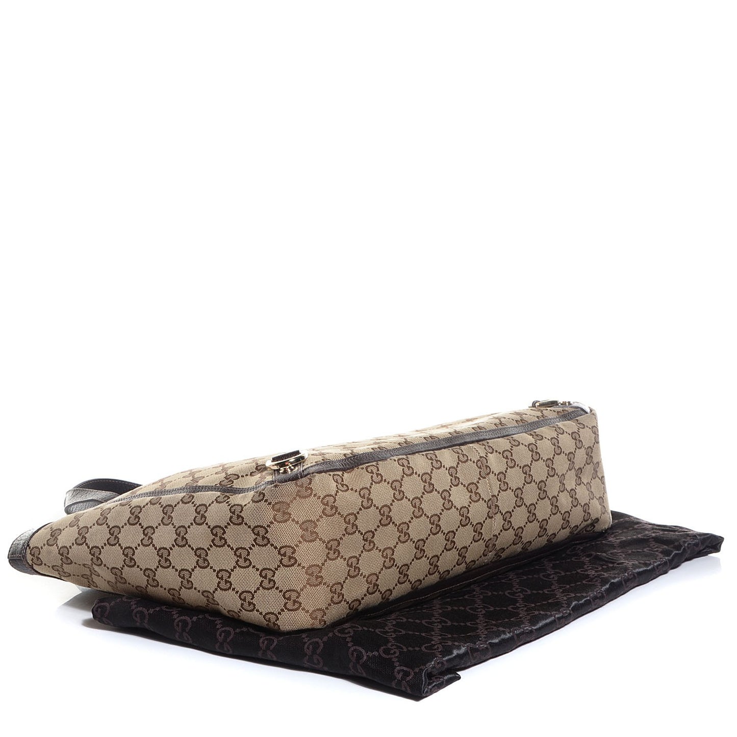 Monogram Abbey Large Tote Dark Brown