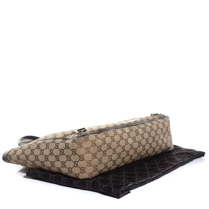 Gucci Monogram Abbey Large Tote Dark Brown 4 of 7