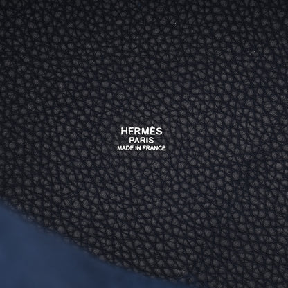 Hermes Taurillon Clemence Picotin Lock 22 MM Bleu Nuit 5 of 10