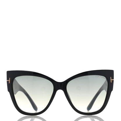 Tom Ford Acetate Anoushka Cat Eye Sunglasses TF371 Black 2 of 9