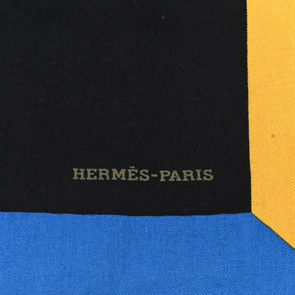 Hermes Cashmere Silk Encadre Giant Shawl 140 2 of 5