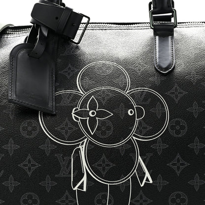 Louis Vuitton Monogram Eclipse Vivienne Keepall Bandouliere 50 7 of 9