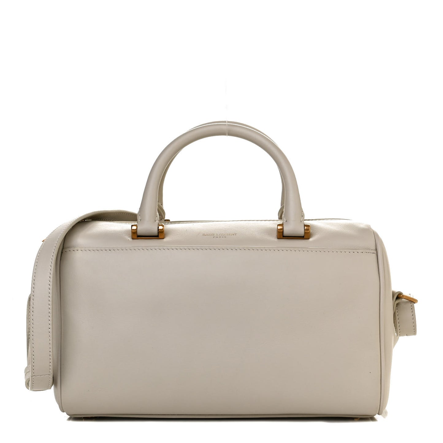 Calfskin Classic Baby Duffle Dove White
