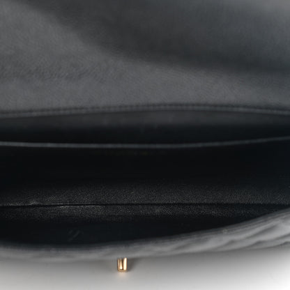 Chanel Caviar Quilted Clutch With Chain Flap Black 4 of 6