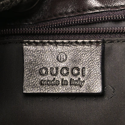 Gucci Lizard Drawstring Hobo Brown 6 of 13