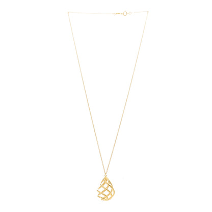 Tiffany 18K Yellow Gold Paloma Picasso Venezia Luce Pendant Necklace 3 of 5