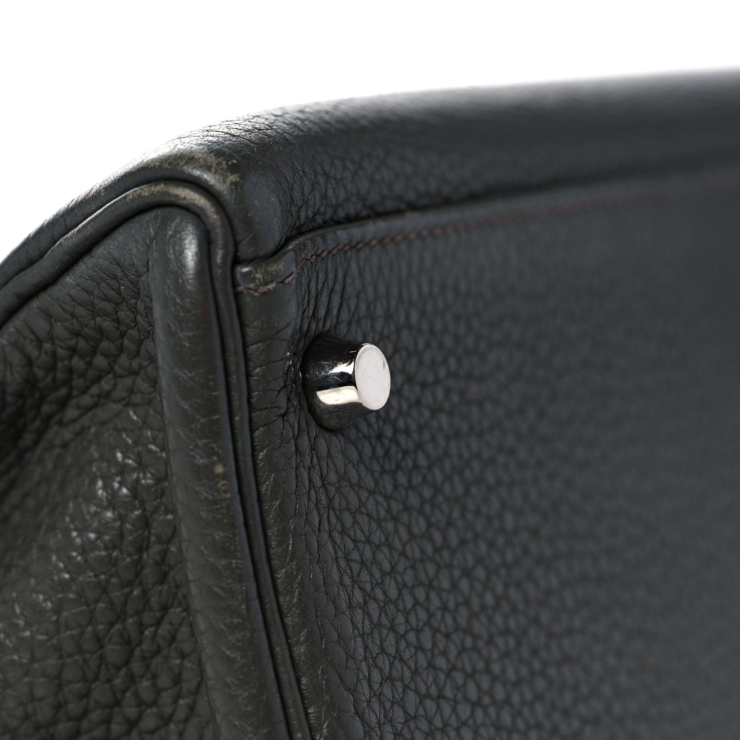Hermes Taurillon Clemence Kelly Retourne 32 Vert De Gris 8 of 41