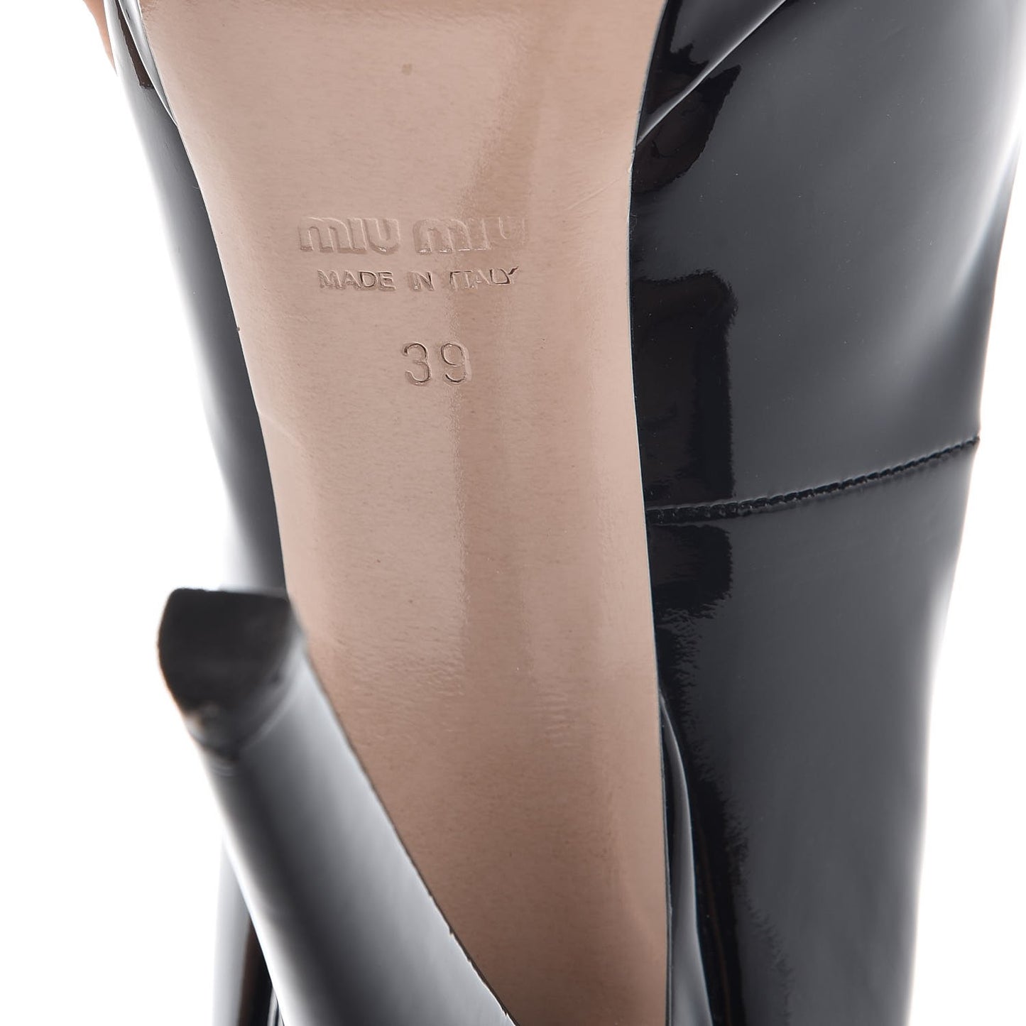 Vernice Platform Pumps 39 Black