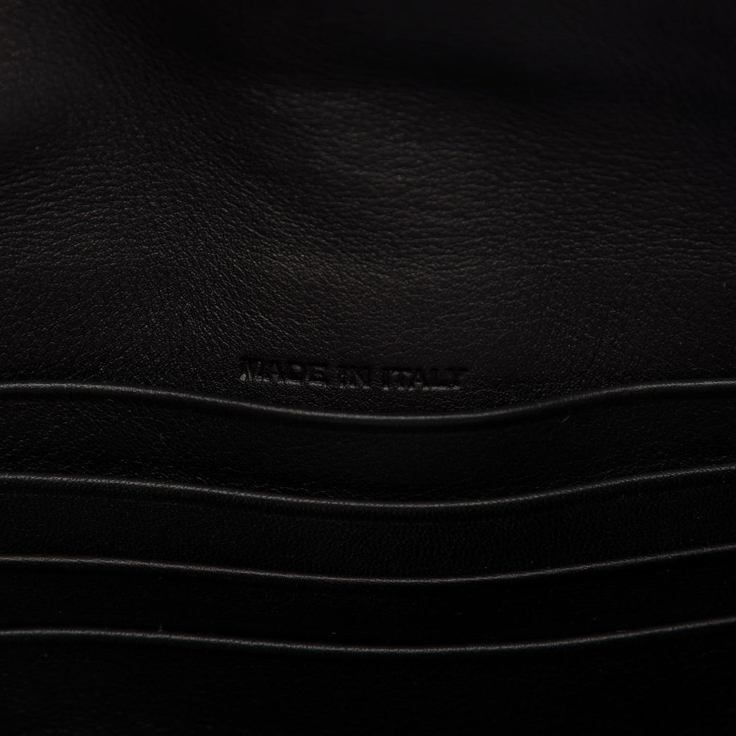 Calfskin Monogram Tri Pocket Crossbody Bag Black