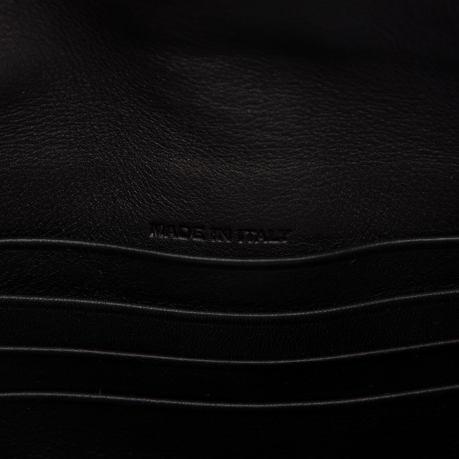 Saint Laurent Calfskin Monogram Tri Pocket Crossbody Bag Black 9 of 10