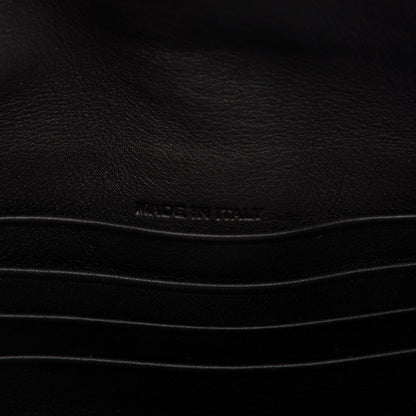 Saint Laurent Calfskin Monogram Tri Pocket Crossbody Bag Black 9 of 10