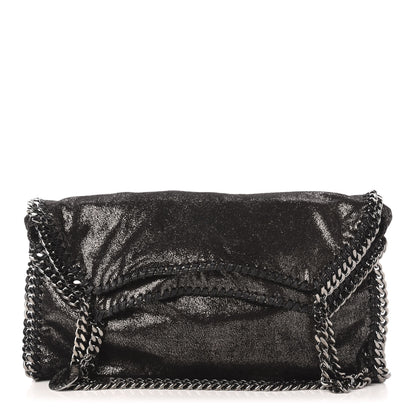 Stella McCartney Metallic Shaggy Deer Small Falabella Tote Black 1 of 10