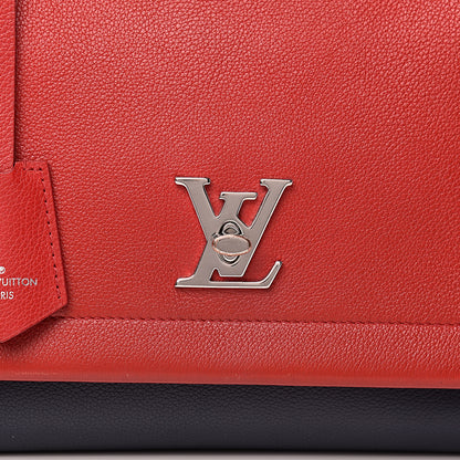 Louis Vuitton Calfskin Lockme II Top Handle Rubis Marine 10 of 10
