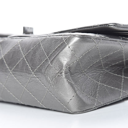 Chanel Metallic Aged Calfskin 2.55 Reissue 225 Flap Silver 10 of 11
