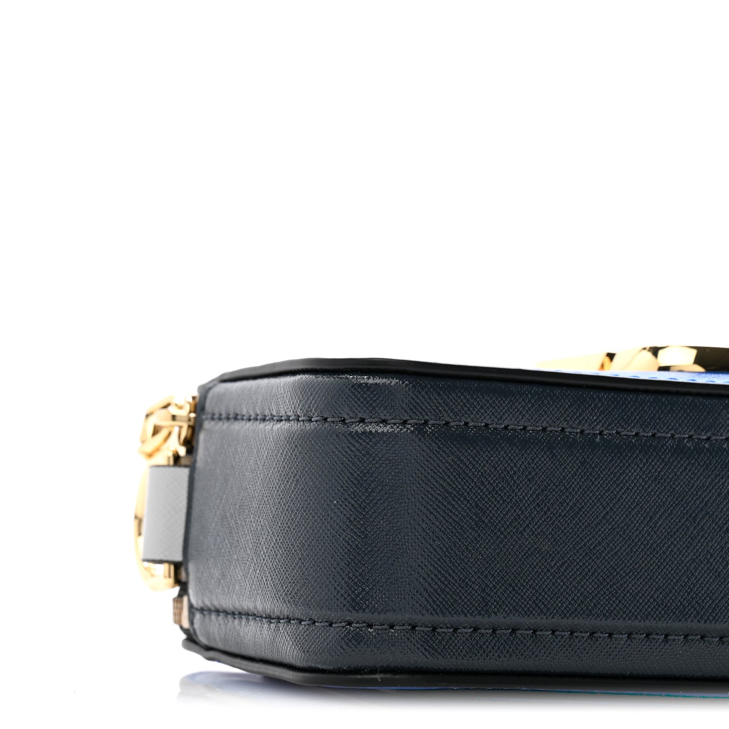 Saffiano Small Snapshot Camera Bag  New Dazzling Blue Multicolor