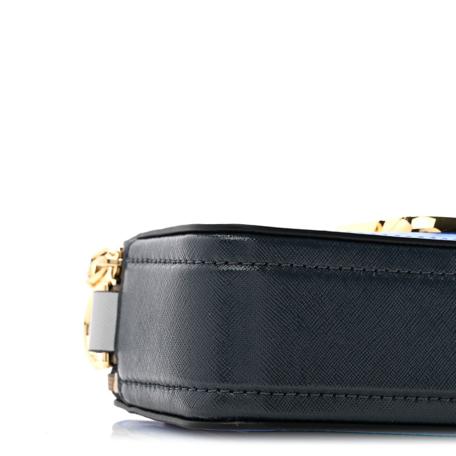 Marc Jacobs Saffiano Small Snapshot Camera Bag  New Dazzling Blue Multicolor 10 of 11