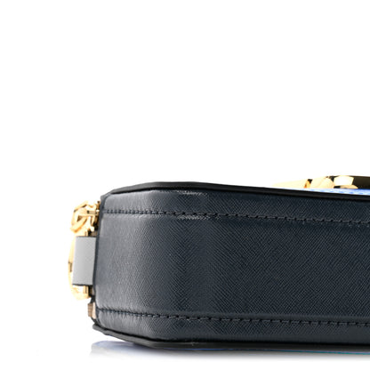 Marc Jacobs Saffiano Small Snapshot Camera Bag  New Dazzling Blue Multicolor 10 of 11