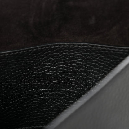 Valentino Garavani Pebbled Calfskin Medium Rockstud Flip Lock Crossbody Bag Black 6 of 10