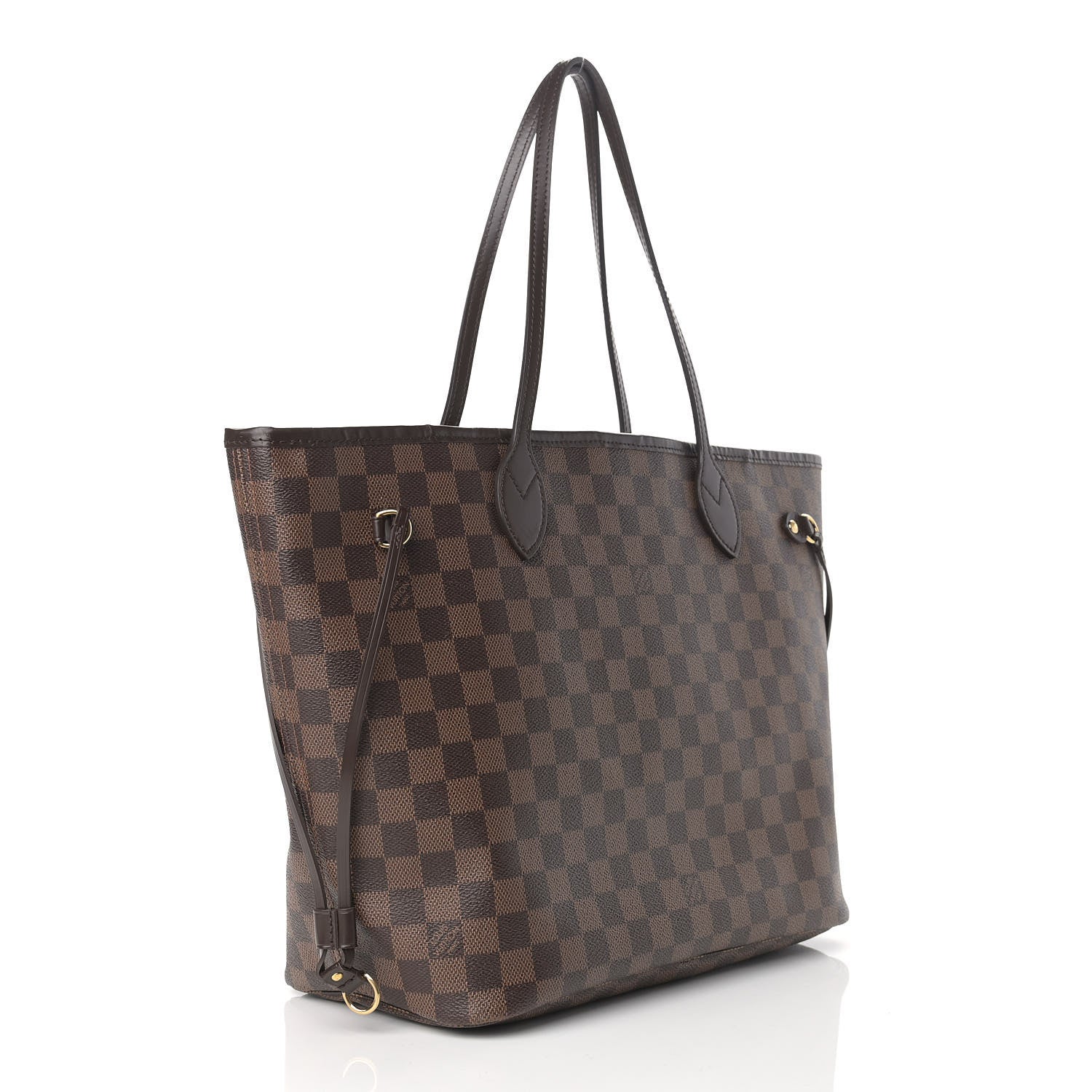 Louis Vuitton Damier Ebene Neo Neverfull MM Rose Ballerine 3 of 11