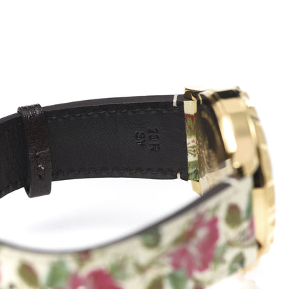 Gucci Stainless Steel Calfskin 38mm G-Timeless Floral Quartz Watch Ivory 7 of 8