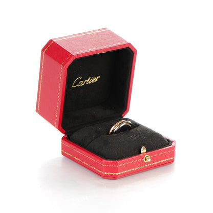 Cartier 18K Pink Yellow White Gold Small Trinity Ring 54 7 5 of 5