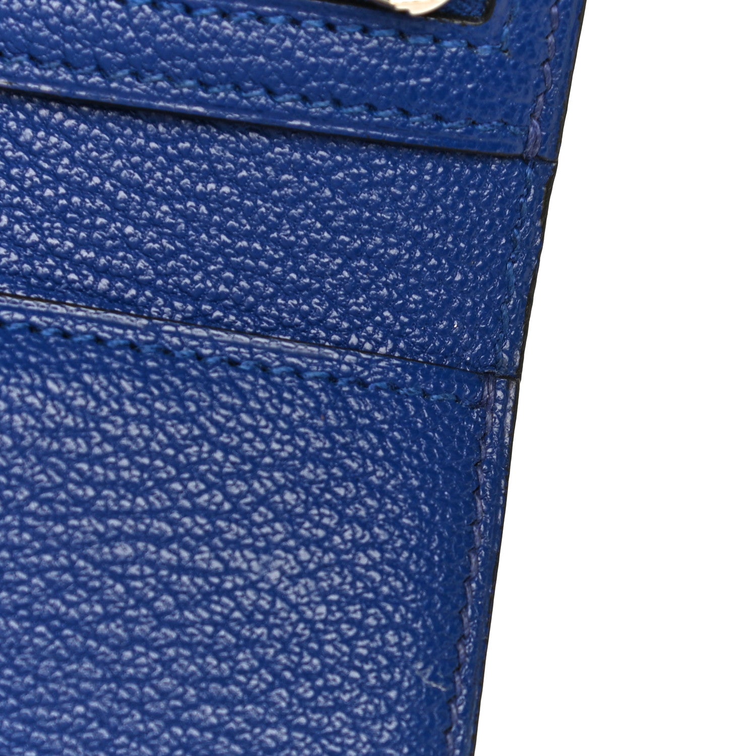 Hermes Chevre Mysore Clic 12 Wallet Bleu Electrique 11 of 14