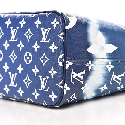Louis Vuitton Monogram Escale Neverfull MM Blue 12 of 13