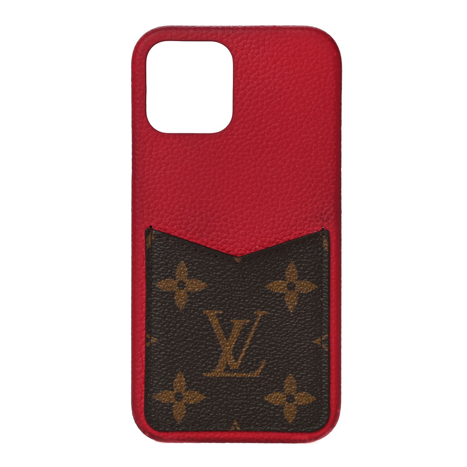 Louis Vuitton Monogram iPhone 12/12 Pro Bumper Scarlet 1 of 18