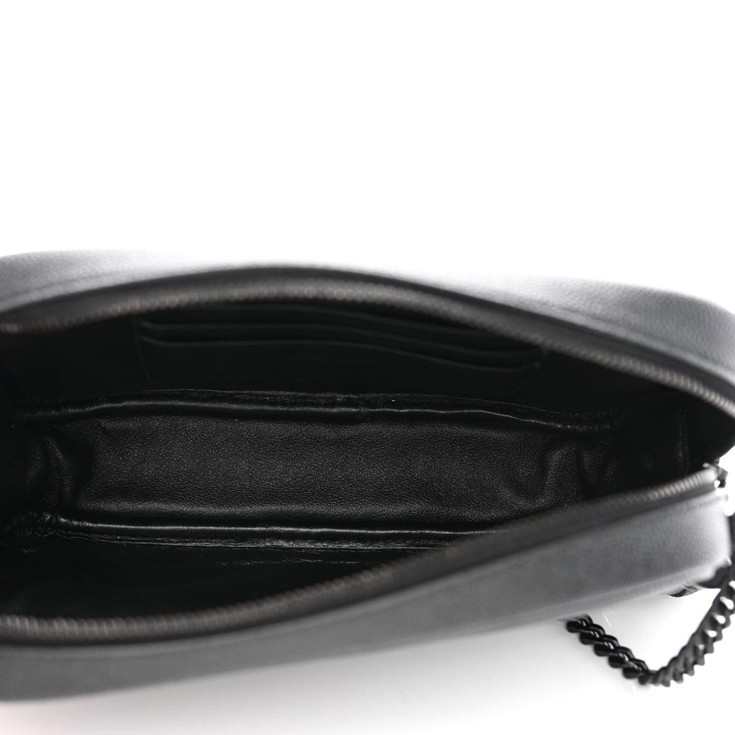 Grain De Poudre Matelasse Monogram Mini Lou Camera Bag Black