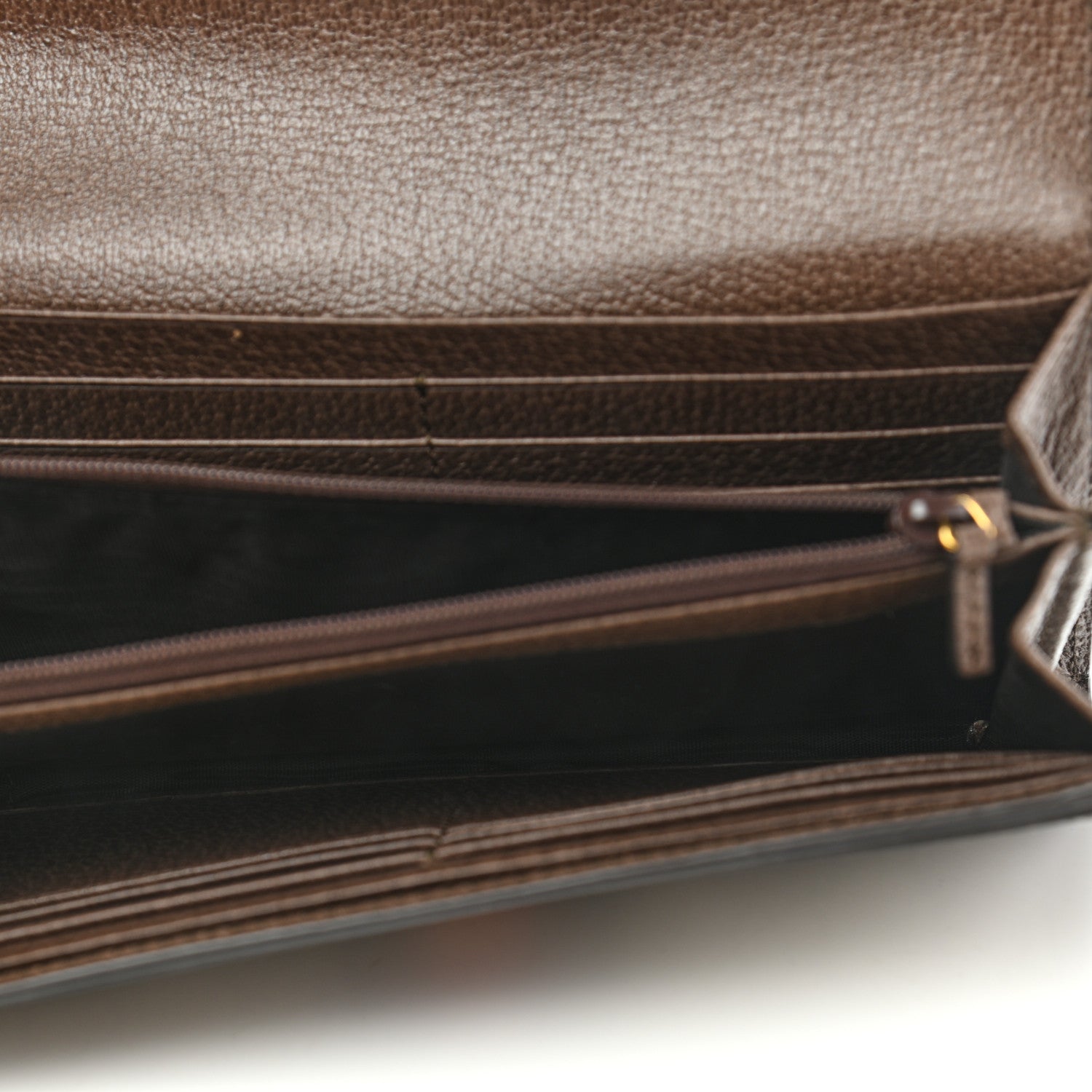 Gucci GG Supreme Monogram Web Ophidia Continental Wallet Brown 5 of 8