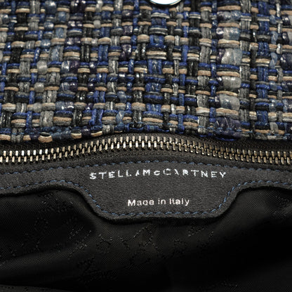 Stella McCartney Metallic Woven Boucle Falabella Blue 6 of 9