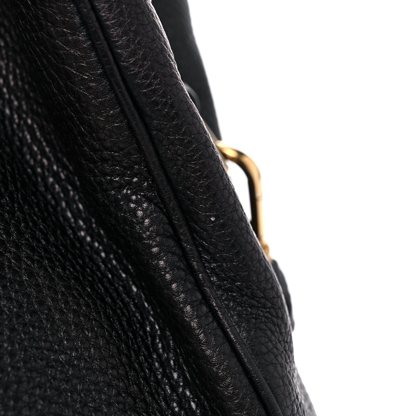 Vitello Daino Tote Black