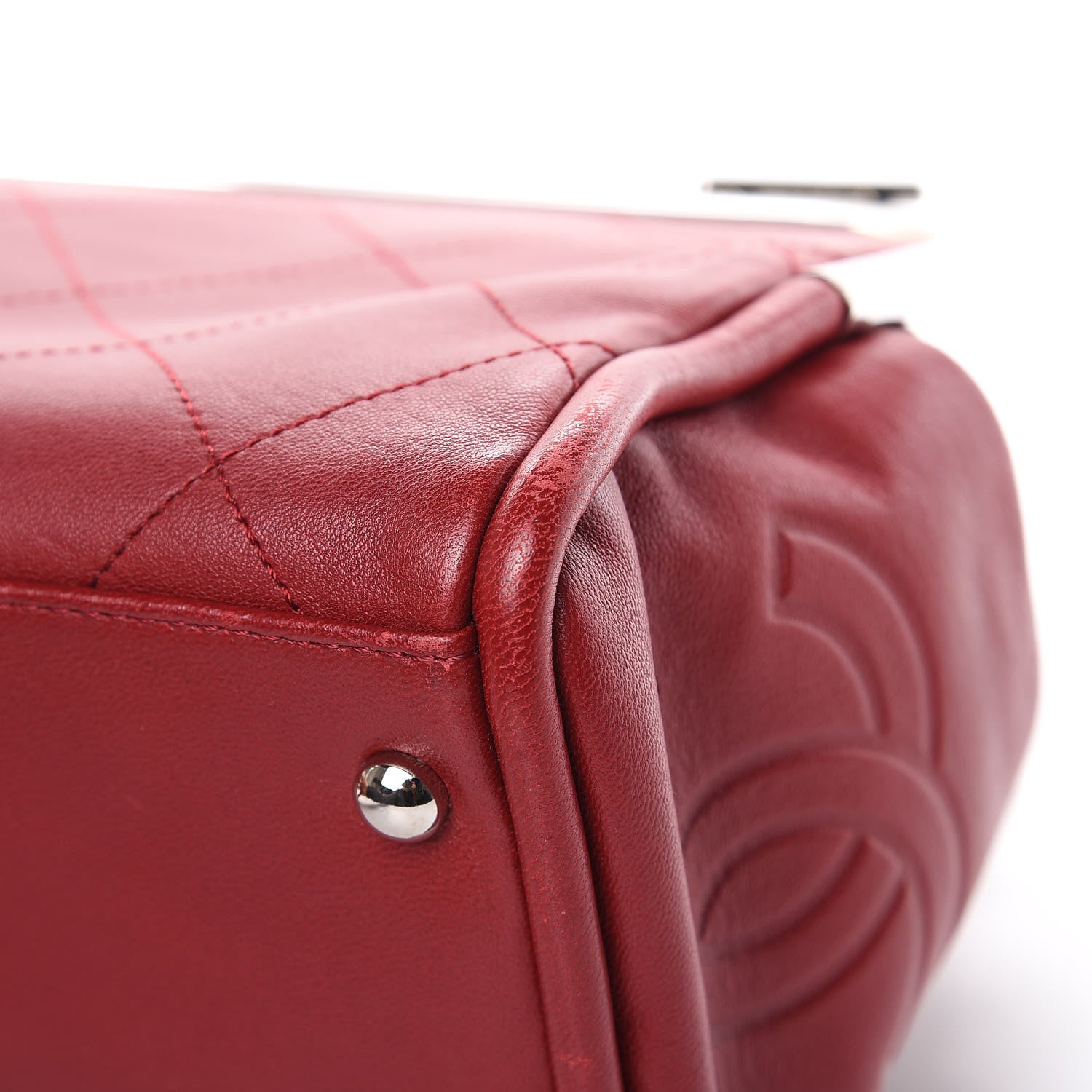 Chanel Lambskin Ultimate Soft Frame Bag Red 13 of 15