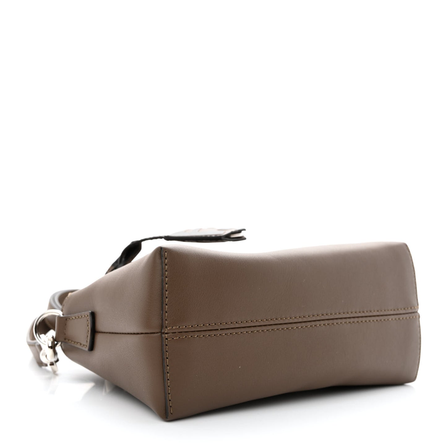 Vitello Dolce Bi-Color FF 1974 Embossed Mini By The Way Boston Bag Maya Black