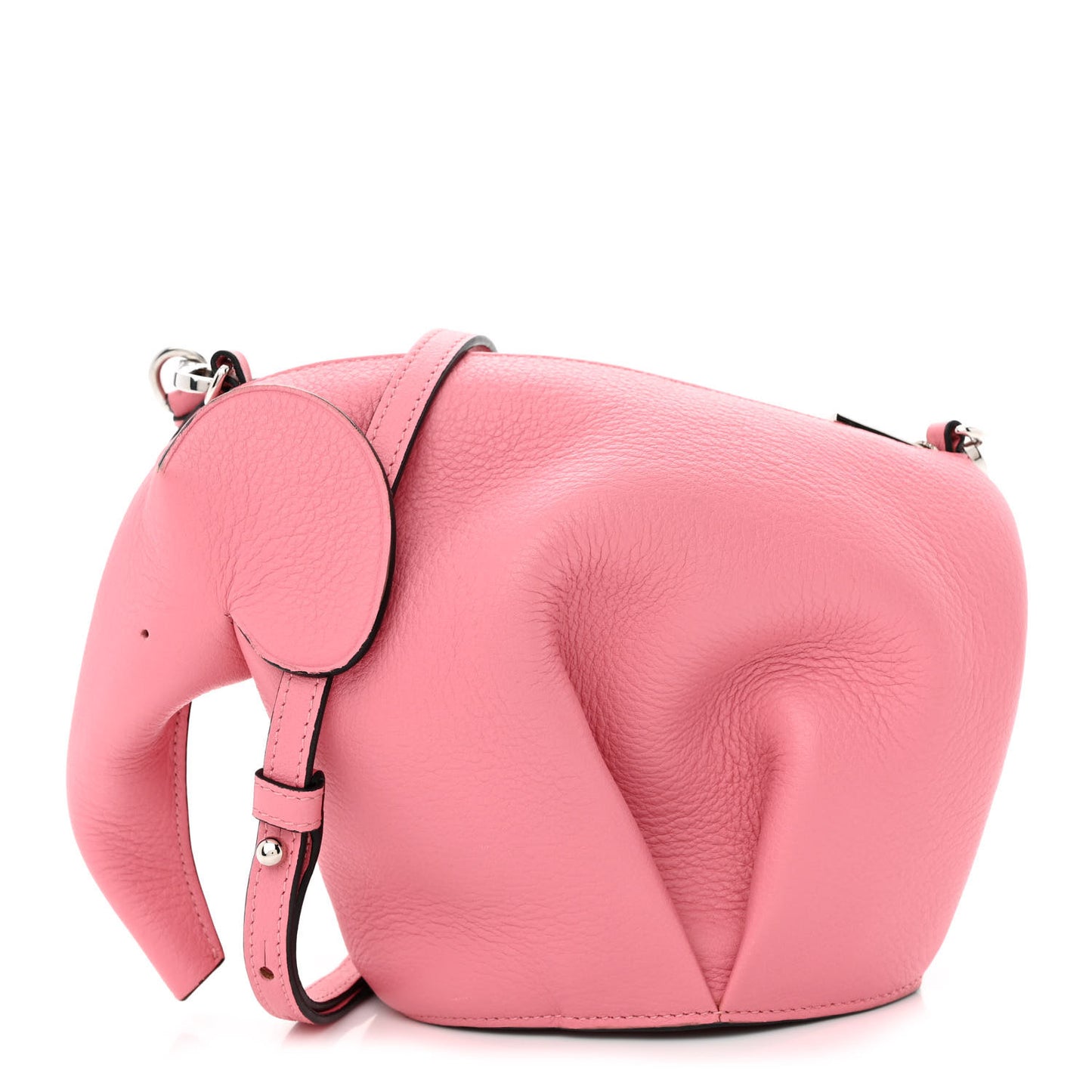 Calfskin Mini Elephant Crossbody Bag Candy