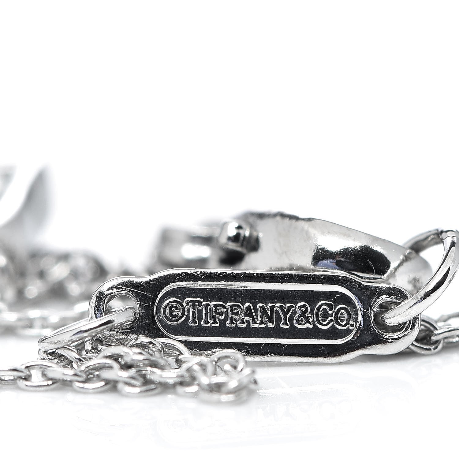 Tiffany Platinum Diamond Hearts Bracelet 5 of 6