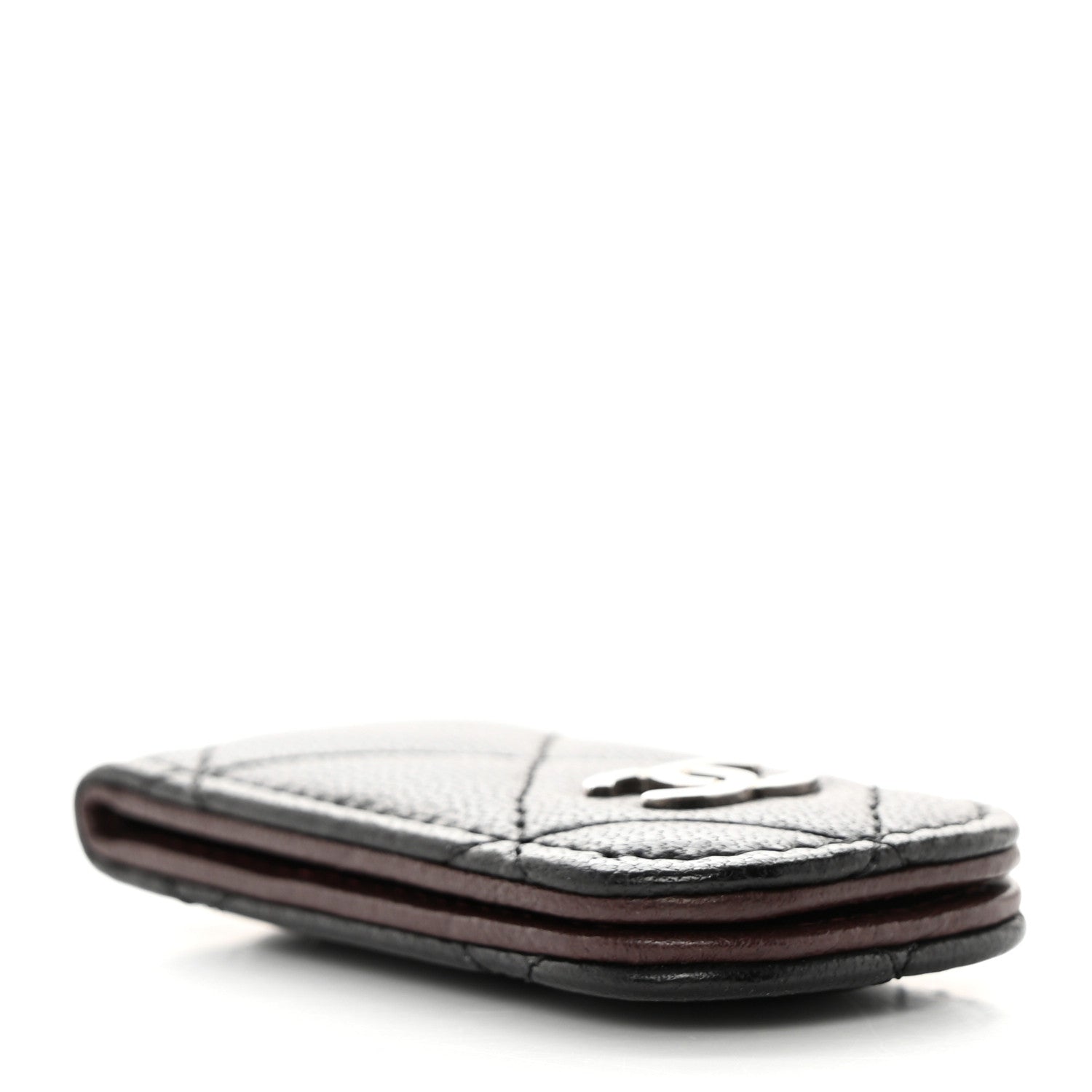 Chanel Lambskin Quilted Money Clip Black 4 of 9