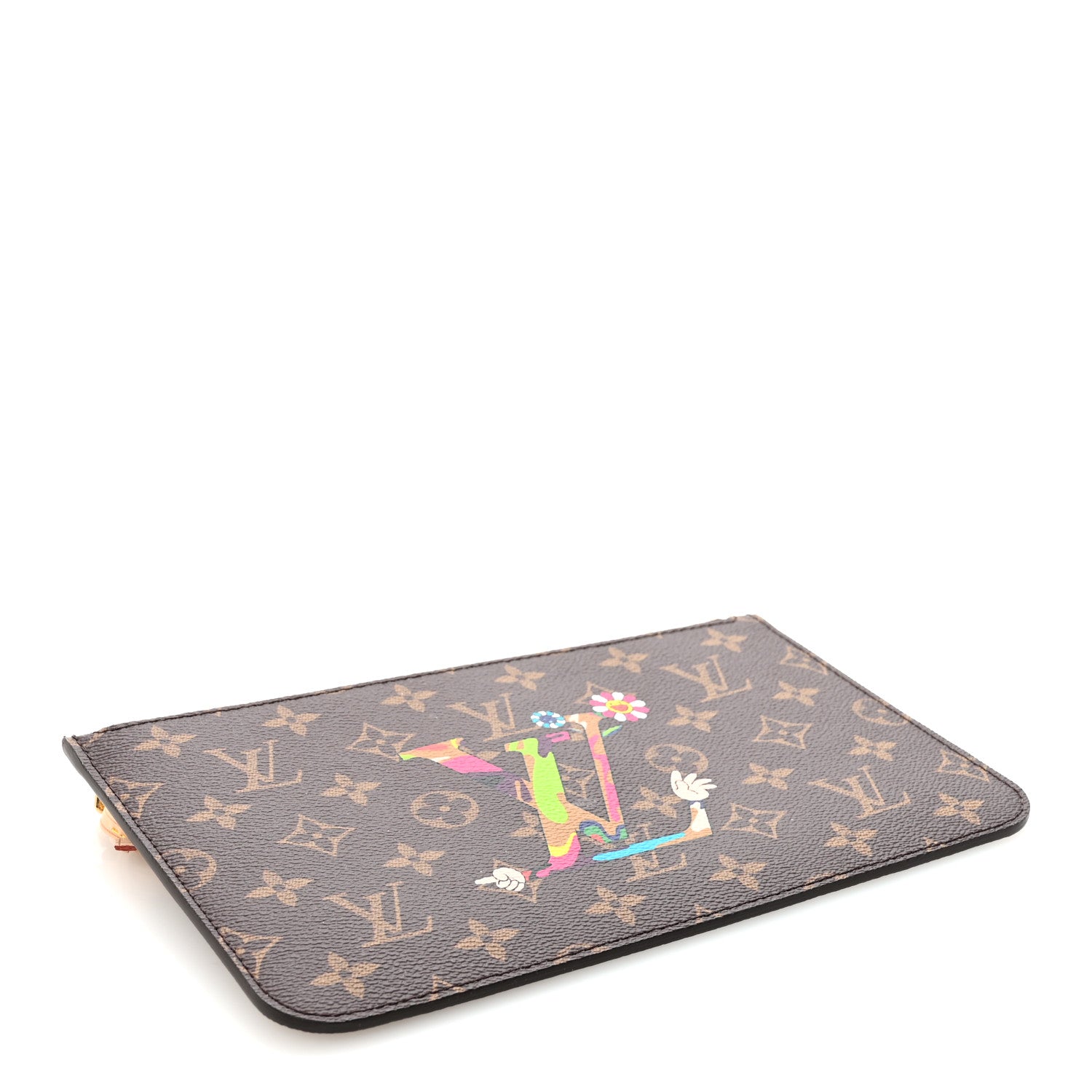 Louis Vuitton LV X TM Monogram Flowers Neverfull Pochette 4 of 6