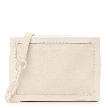 Louis Vuitton Taurillon Monogram Solar Ray Soft Trunk Powder White 1 of 14