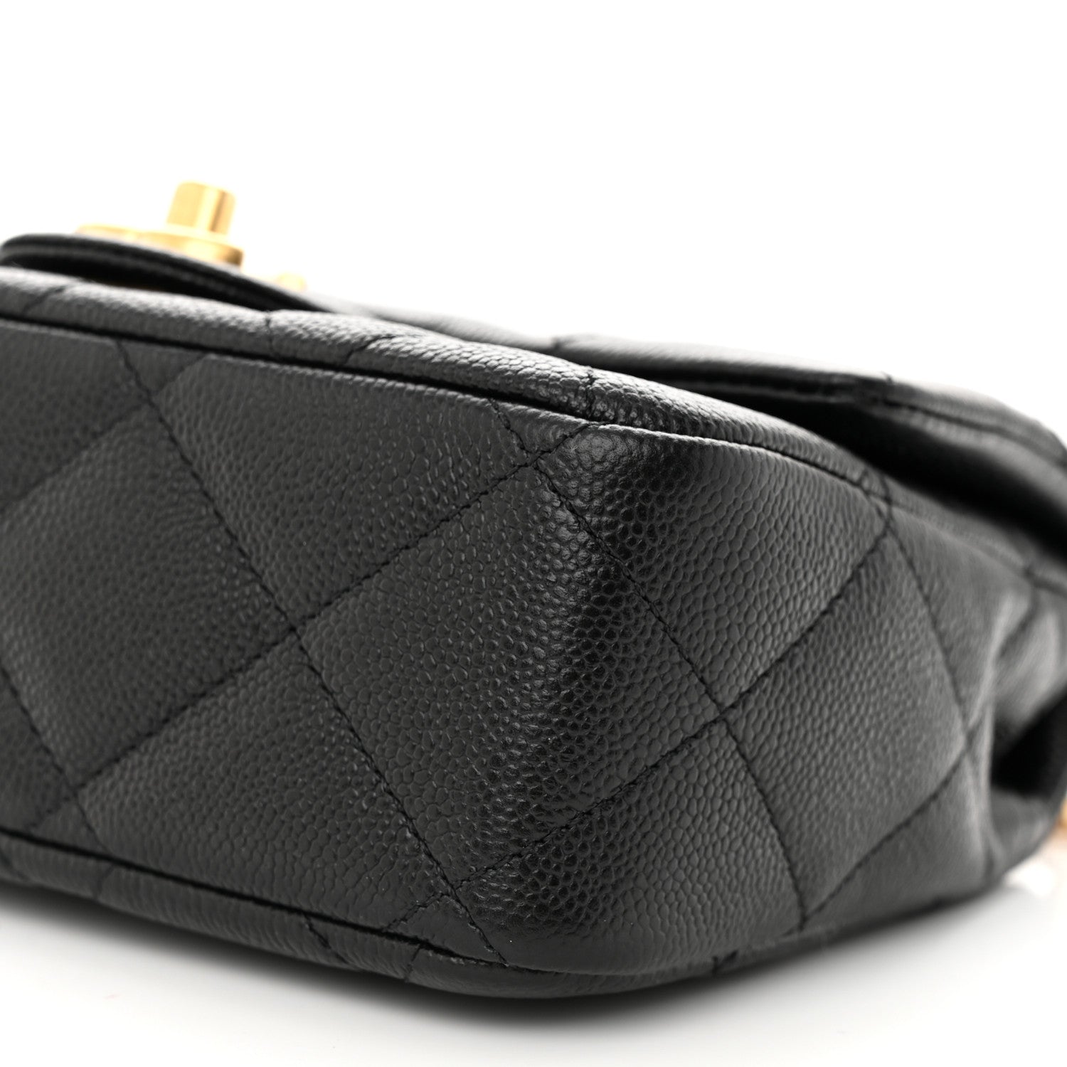 Chanel Caviar Quilted Mini Sweetheart Flap Black 10 of 11