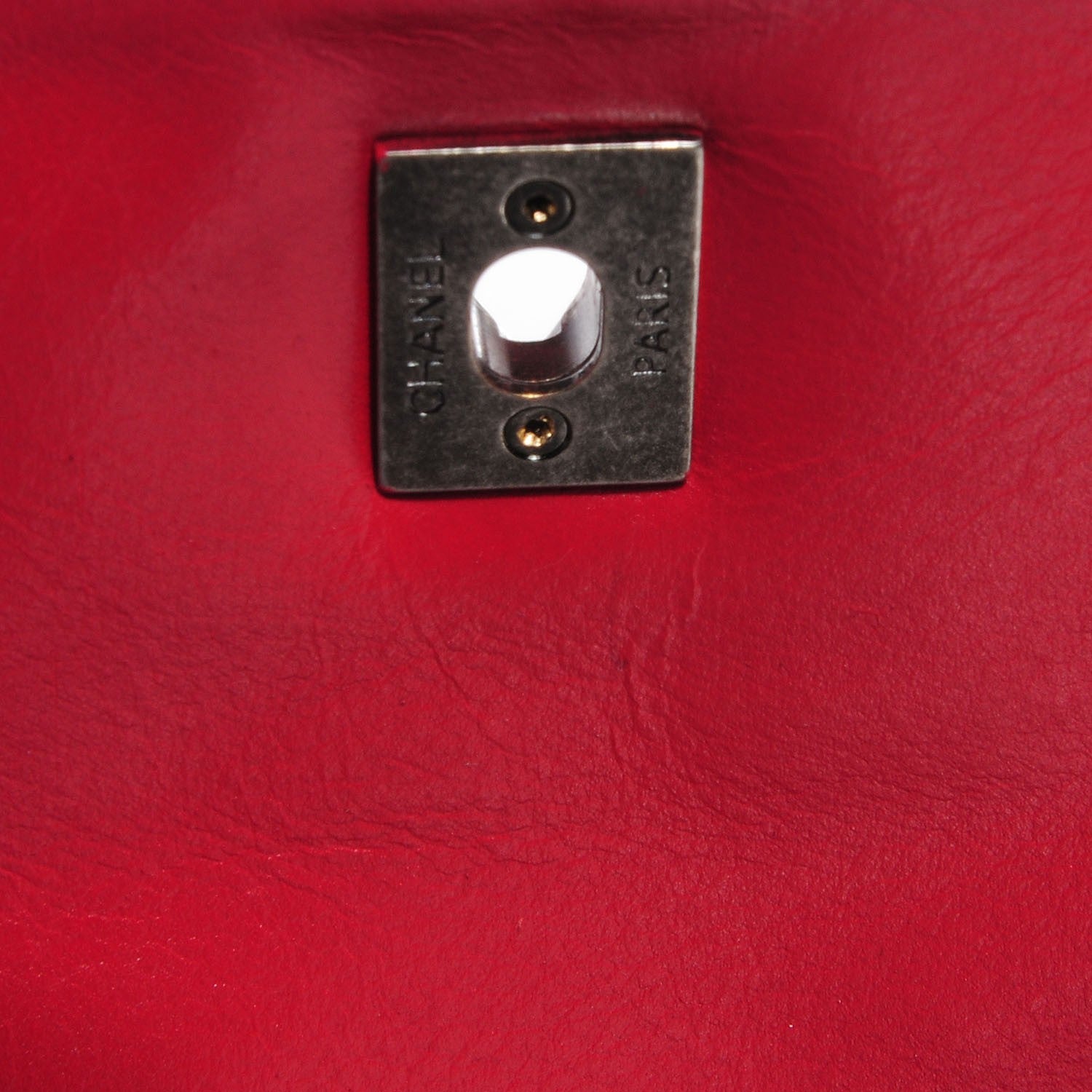 Chanel Iridescent Calfskin Diamond Embroidered Small Flap Red 8 of 10