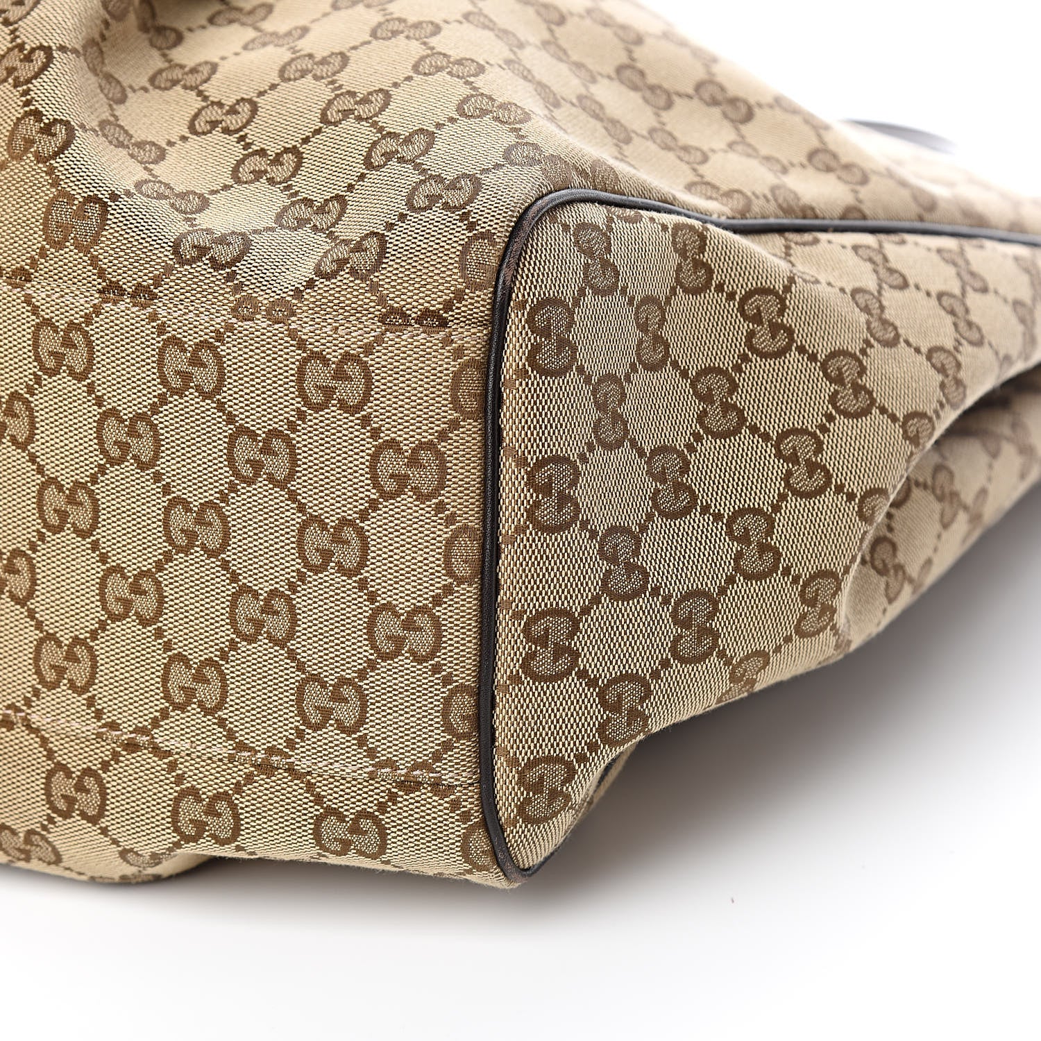 Gucci Monogram Large Sukey Tote Dark Brown 9 of 12