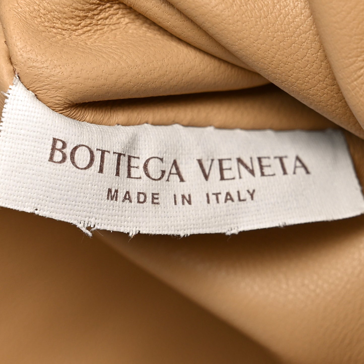 Nappa Intrecciato The Mini Pouch Almond