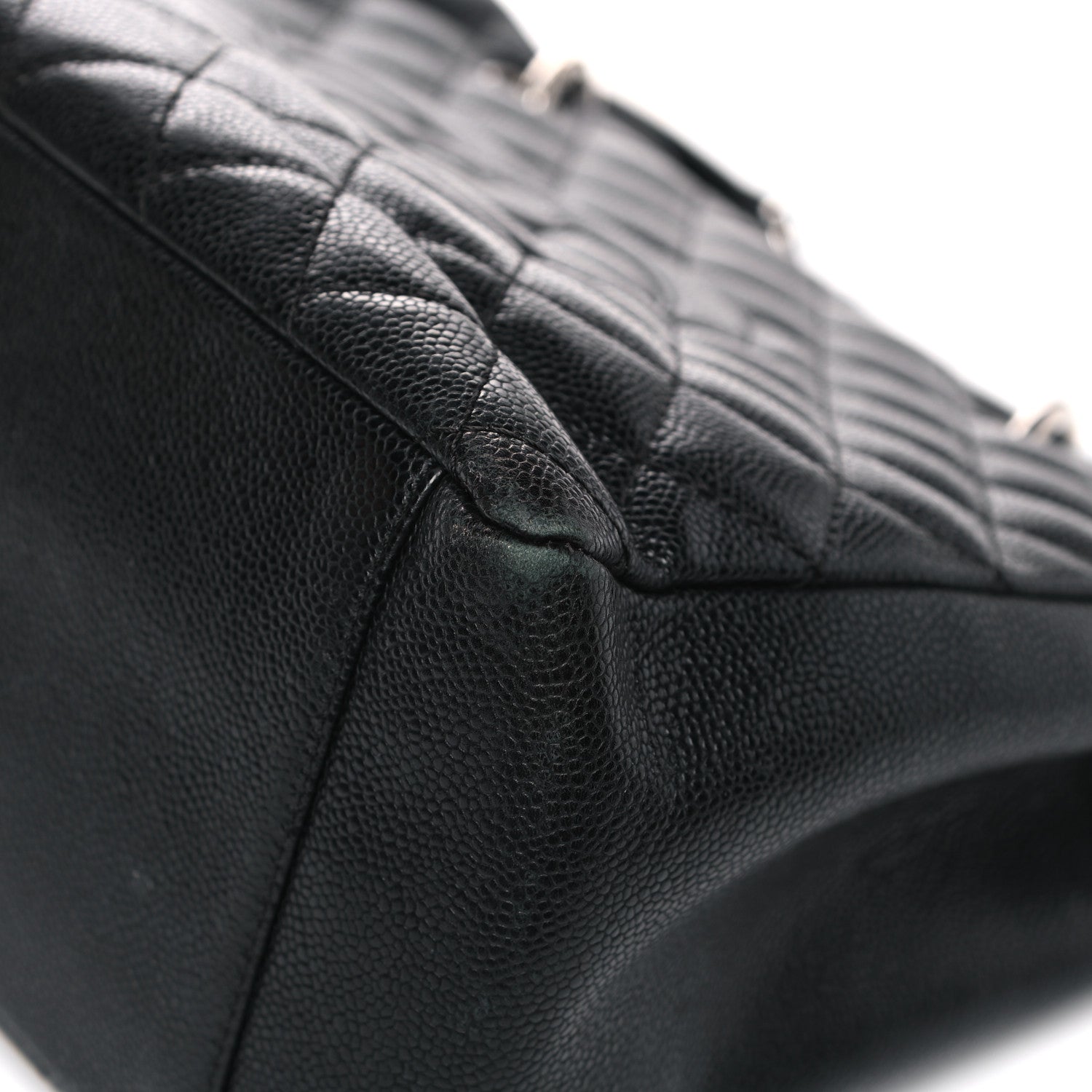 Chanel Caviar Quilted Grand Shopping Tote GST Black 10 of 16