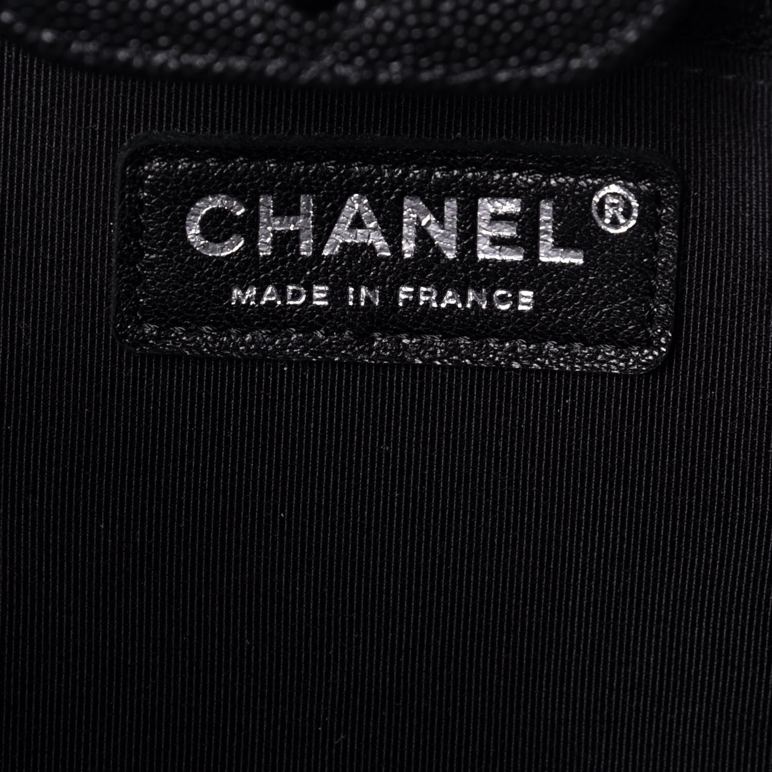 Chanel Caviar Quilted Large Shopping Tote Black 6 of 10