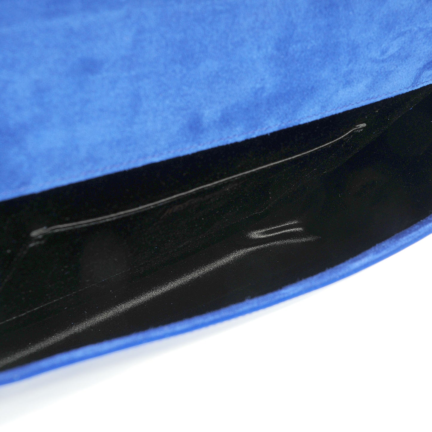 Patent Belle De Jour Clutch Royal Blue