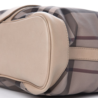 Burberry Smoked Check Medium Weatherby Hobo Trench 13 of 16