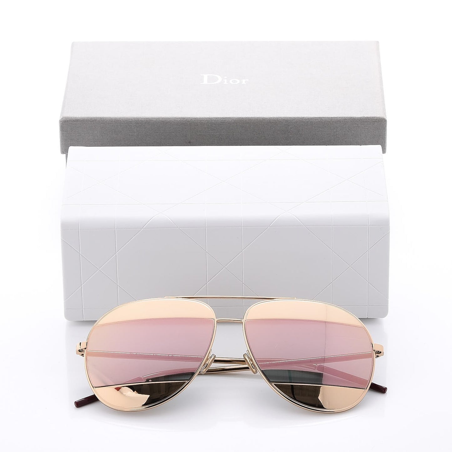 Split 1 Aviator Sunglasses Gold