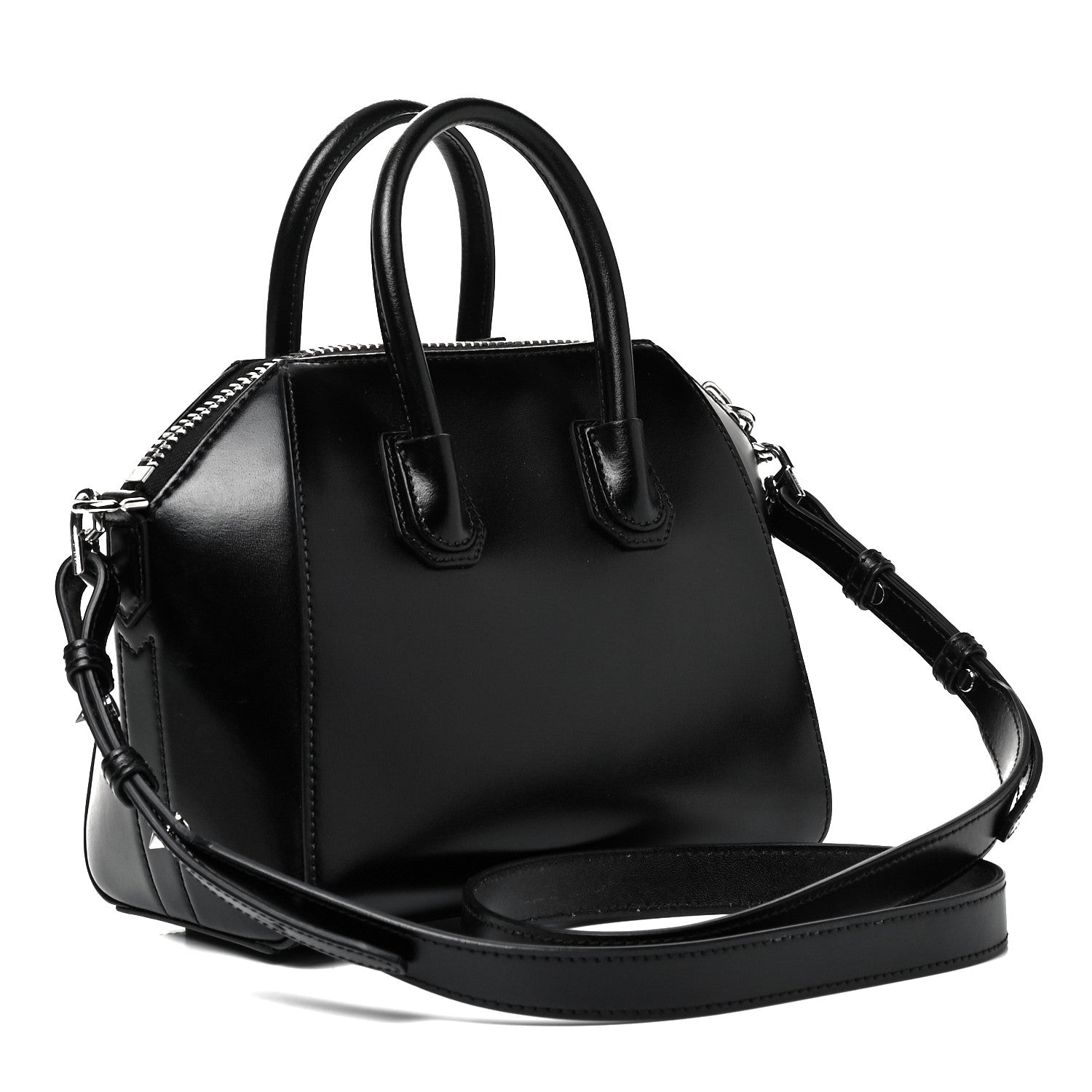 Givenchy Shiny Lord Calfskin Mini Antigona Black 3 of 8